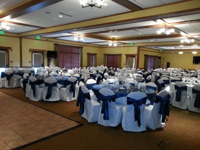 Banquet tables reception seating